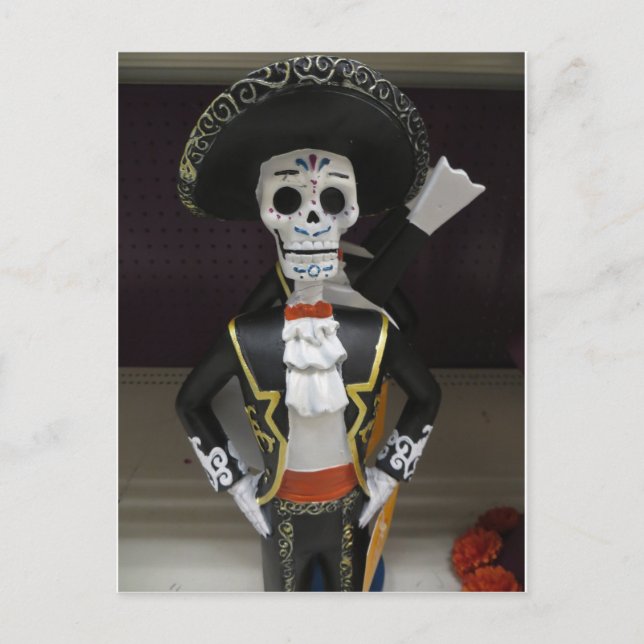 Cartão Postal Mariachi Skeleton (Frente)