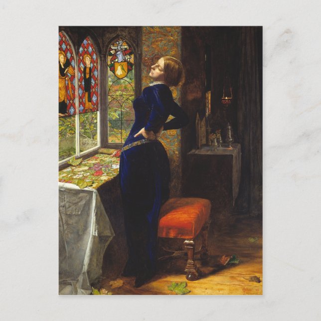 Cartão Postal Mariana - John Everett Millais (Frente)