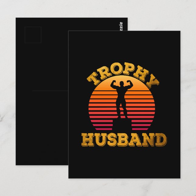 Cartão Postal Marido Troféu (Frente/Verso)