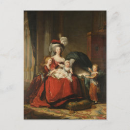 Cartão Postal Marie Antoinette & Children Le Brun Fine Art