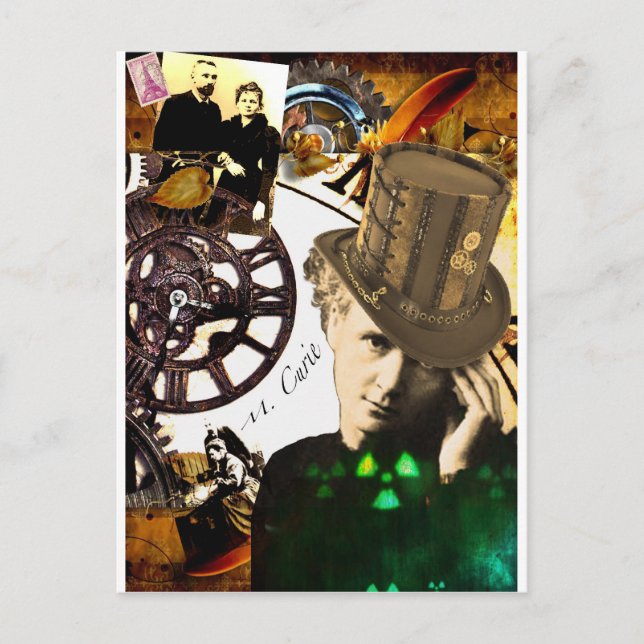 Cartão Postal Marie húmido (Frente)