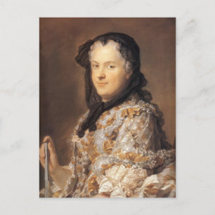 Cartão Postal Marie Leszczynska por Maurice Quentin de La Tour