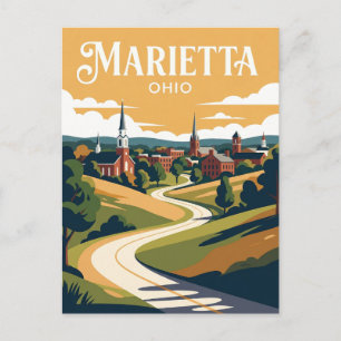 Cartão Postal Marietta EUA