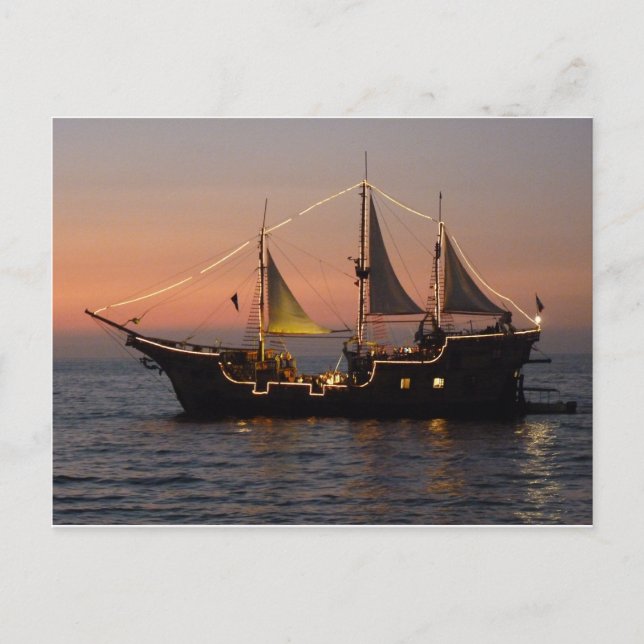 Cartão Postal Marigalante no Sunset (Frente)