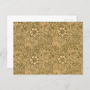 Cartão Postal Marigold, Wallpaper Flor de William Morris