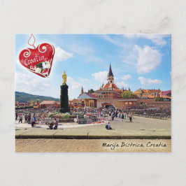 Cartão Postal Marija Bistrica, cartão-postal da cidade da Croáci