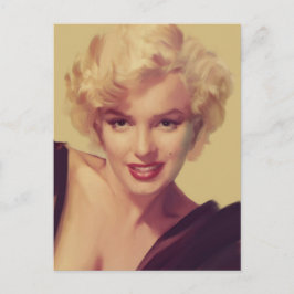 Cartão Postal Marilyn de Preto