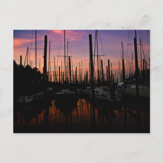 Cartão Postal Marina ao pôr do sol