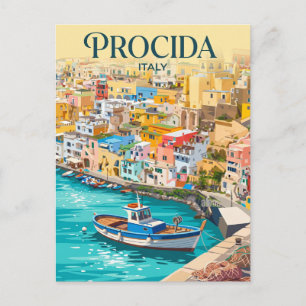 Cartão Postal Marina Corricella Itália