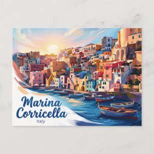 Cartão Postal Marina Corricella Itália