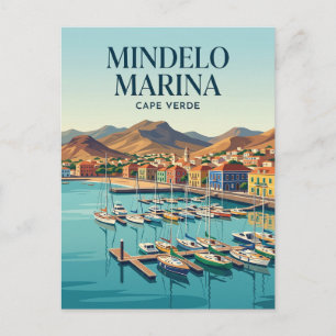 Cartão Postal Marina de Mindelo Cabo Verde