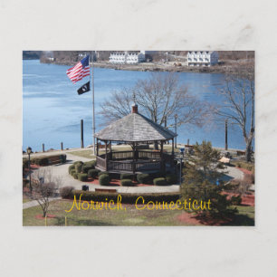 Cartão Postal Marina em Norwich, CT - Cartão-postal