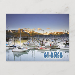 Cartão Postal Marina em Seward, Alasca