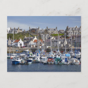 Cartão Postal Marina, Findochty, Moray, Scotland, United