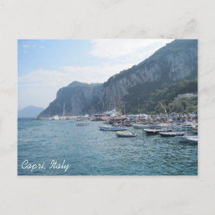 Cartão Postal . Marina Grande, Capri, Itália