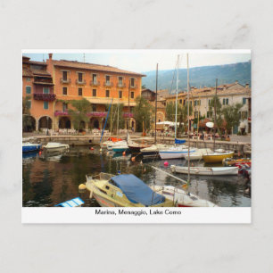 Cartão Postal Marina, Menaggio, Lago Como