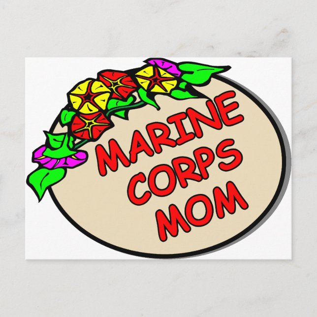 Cartão Postal Marine Corps, Plana (Frente)