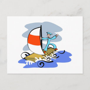 Cartão Postal Marinheiro Confiante