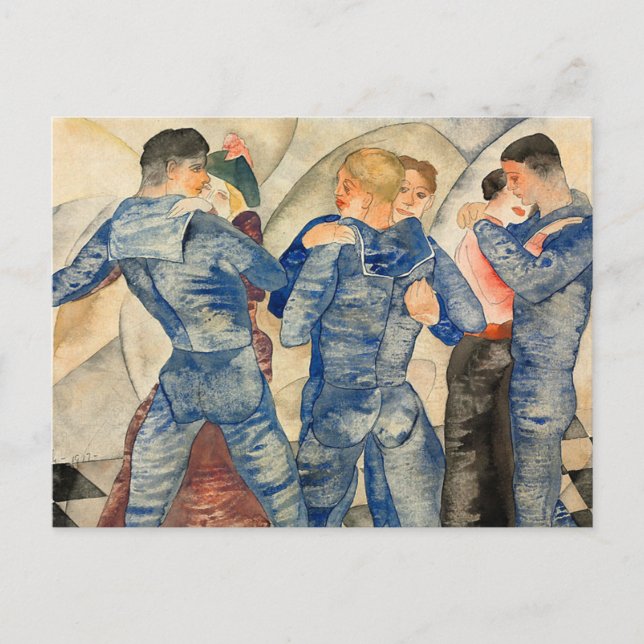 Cartão Postal Marinheiros dançantes (Frente)