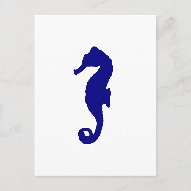 Cartão Postal Marinho azul (Frente)