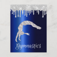 Marinho Blue Metallic Silver Sparkasse Gymnastics
