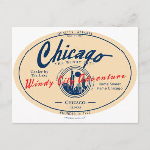 Cartão Postal Marinho Pier Chicago