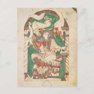 Cartão Postal Mark, de um evangelho de Corbie Abbey