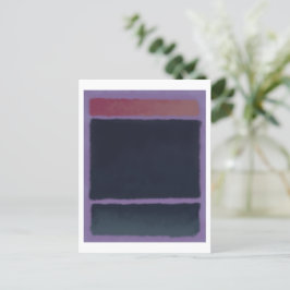 Cartão Postal Mark Rothko art no estilo digital 13