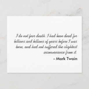 Cartão Postal Mark Twain