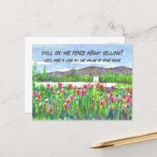 Cartão Postal Marketing de Imóveis Clientes Indecisos