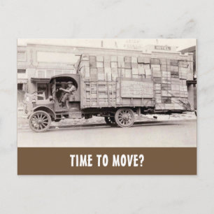 Cartão Postal Marketing de realeador de fotos da vintage engraça