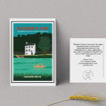 Cartão Postal Marketing do Agente Imobiliário de Washington DC<br><div class="desc">Este cartão-postal de viagem ao estilo retrô apresenta a Cove de Fletcher (Fletcher's Boathouse) no Marco Histórico Nacional do Canal Chesapeake & Ohio em Washington D.C. Seus gráficos atraentes impedirão que esta placa entre no lixo, fazer que provavelmente o ajudará a atrair novos clientes. Você pode adicionar seu logotipo e...</div>