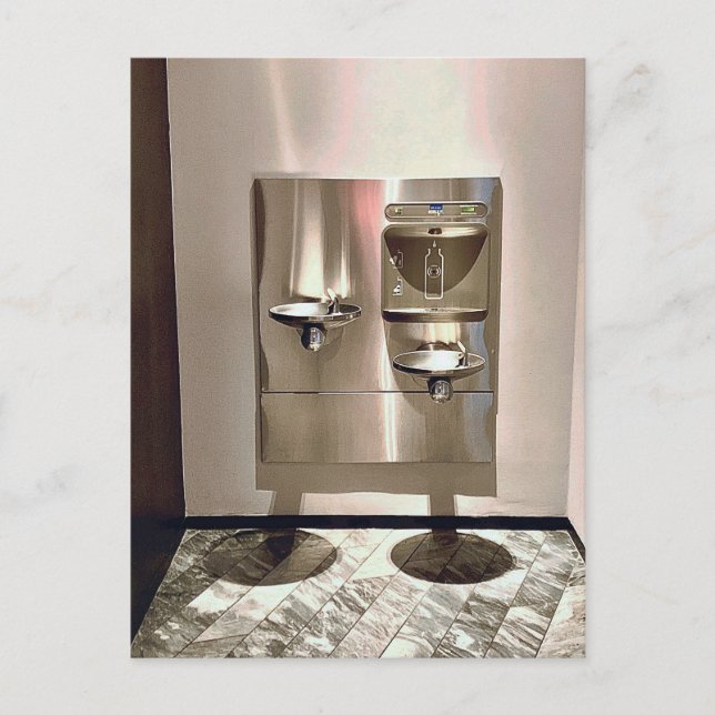 Cartão Postal markyart arte original Fonte da Fé (Frente)