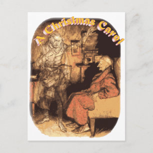 Cartão Postal Marley e Scrooge