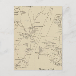 Cartão Postal Marlow, Cheshire Co