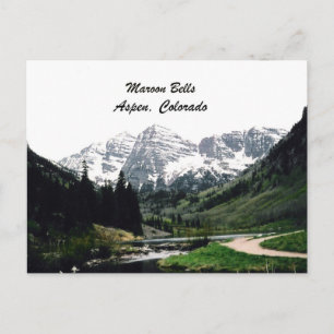 Cartão Postal Maroon Bells