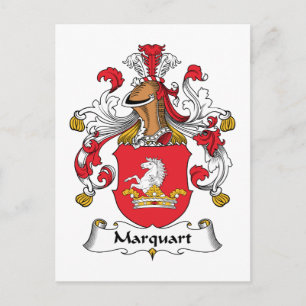 Cartão Postal Marquart Family Crest