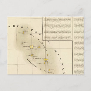 Cartão Postal Marquesas Oceânia n.o 34