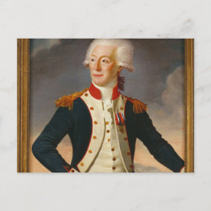 Cartão Postal Marquis De Lafayette Portrait