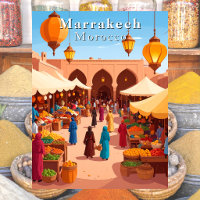 Marrakech Marrocos Souk e Mercado Viagem
