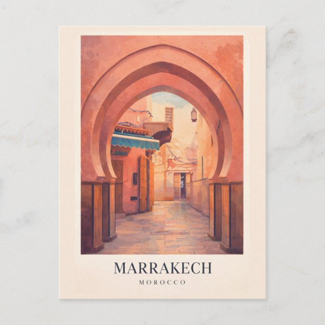 Cartão Postal Marrakech Postcard (Frente)