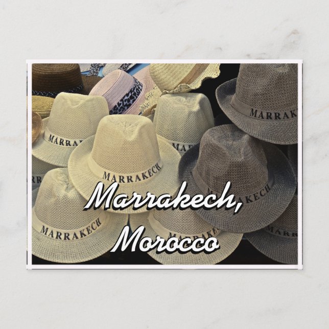 Cartão Postal Marrakech Souvenir (Frente)