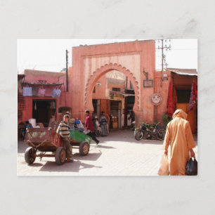 Cartão Postal marrakesh medina door
