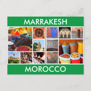Cartão Postal marrakesh viagem