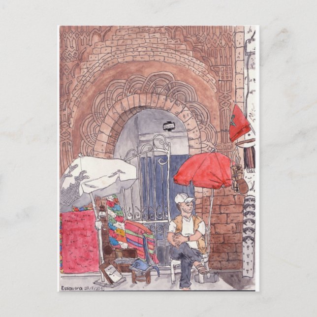 Cartão Postal Marrocos (Frente)