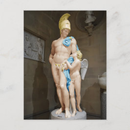 Cartão Postal MARS RESTRAÍDO POR CUPID 1825 John Gibson