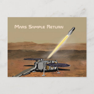 Cartão Postal Mars Sample Return Mission