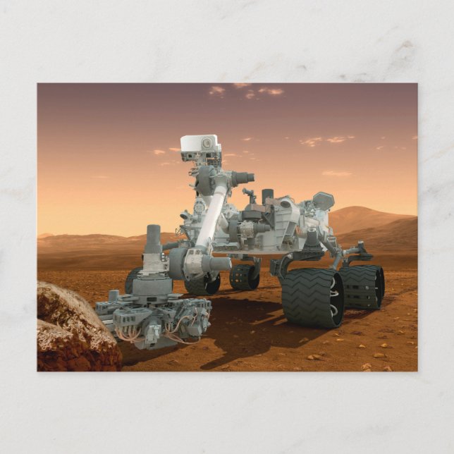 Cartão Postal Mars Science Laboratory Curiosity Rover. 4 (Frente)