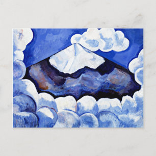 Cartão Postal Marsden Hartley arte-Popocatepetl, Manhã Espirituo