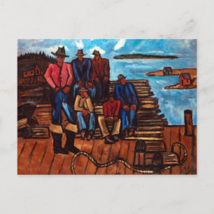 Cartão Postal Marsden Hartley Lobster Pescadores